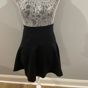 Black skater skirt